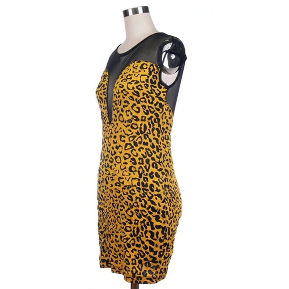 Leopard printed dress!New!! - Picture 2 of 4