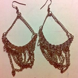 Silver earrings