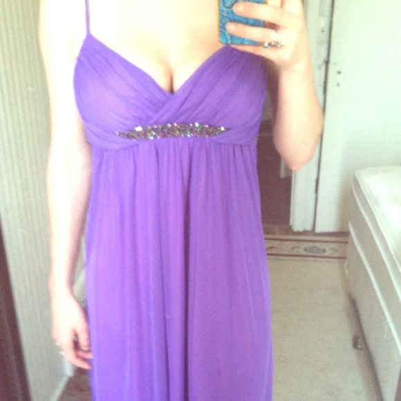 RESERVED Purple dress