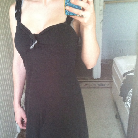 Black sun dress