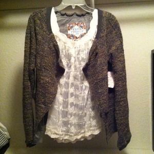 🚫TRADED🚫💚*NEW* FREE PEOPLE Jacket Dark Green L