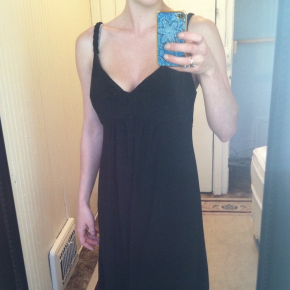 Black sun dress
