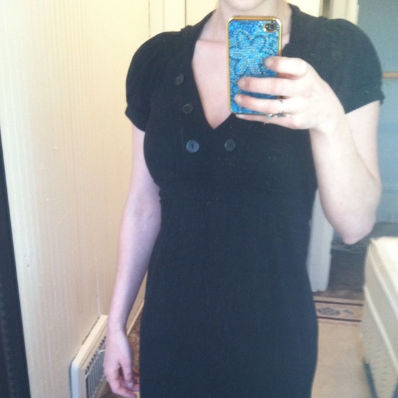 Little black dress with hoodie