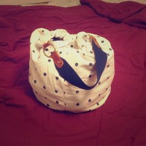 polka dot bag