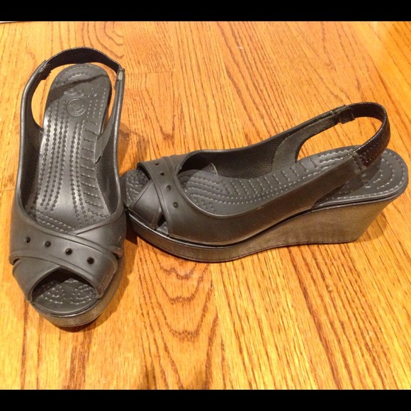 Crocs wedges - perfect condition! 👌