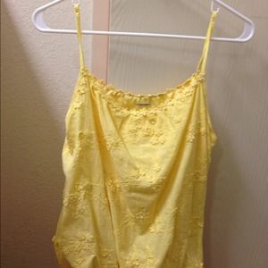 Embroidered silk top