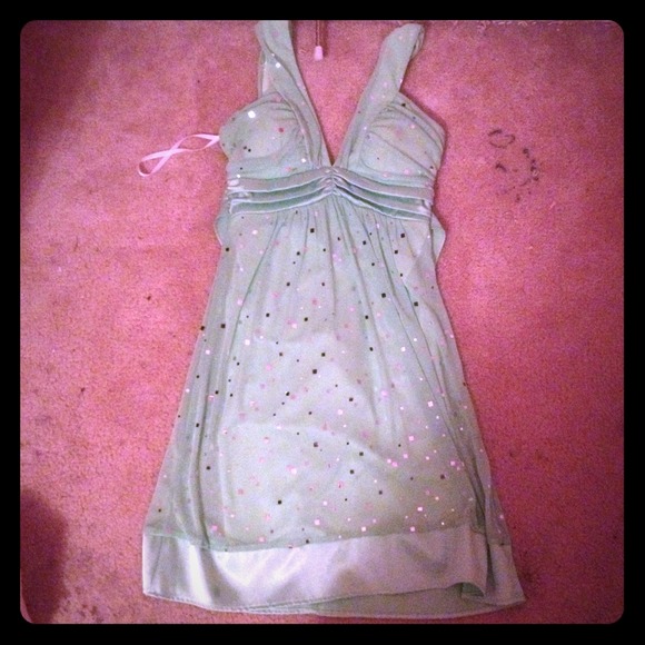 Mint party dress
