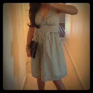 🎀Sold🎀Black stripe dress!!