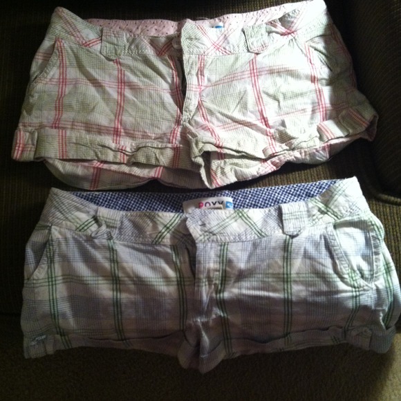 SOLD!! 2 pair of Roxy Shorts!