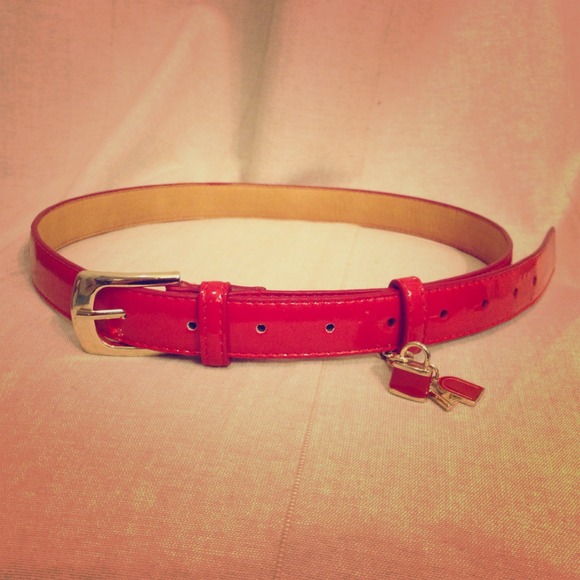🎀Sold🎀Red shiny belt!!
