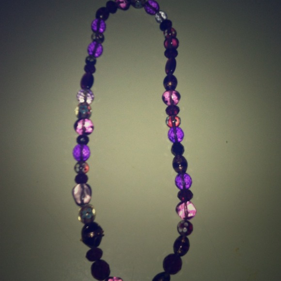 Mille fleur glass bead necklace