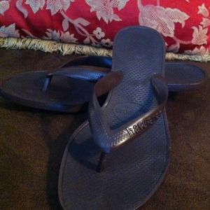 Havaianas brown flip flops