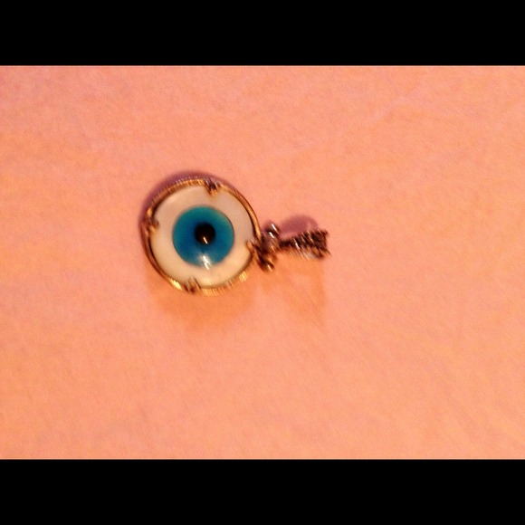 🔆!SOLD!🔆Sterling silver evil eye charm