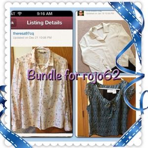 Bundle for rojo62 with free blouse