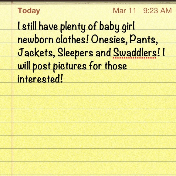 Newborn Clothes!