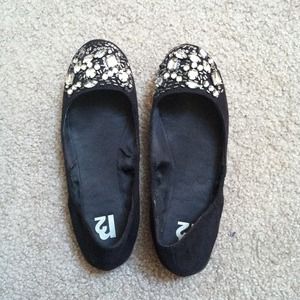 RESERVED!!! Sparkly ballet flats
