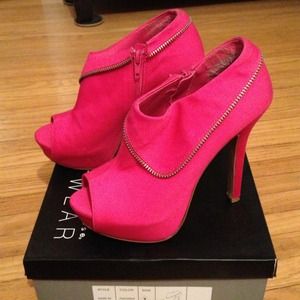 Charlotte russe pink heels and bebe heels