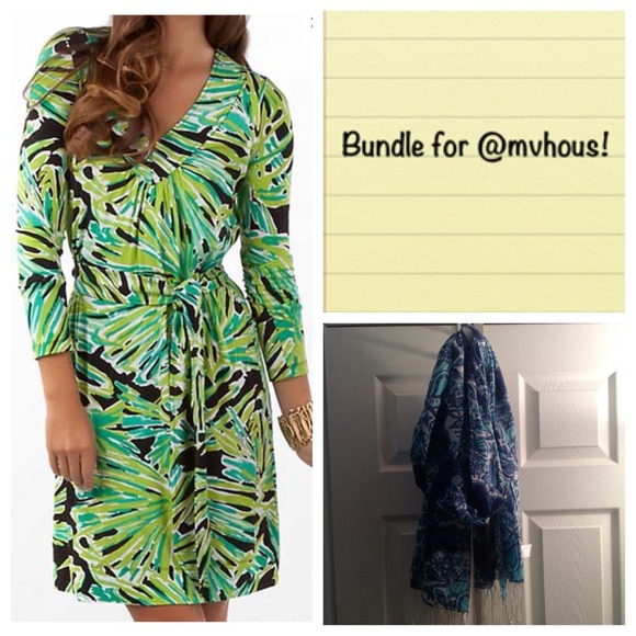 Lilly Pulitzer Westerly Dress & Scarf
