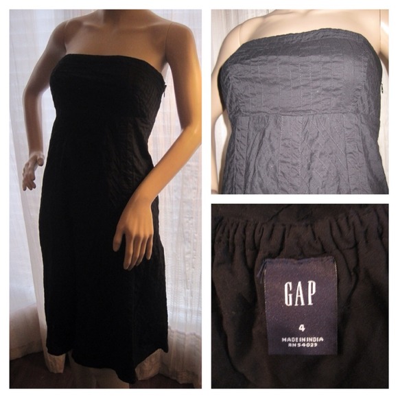 RESERVED FOR kpohl GAP cute strapless black dress