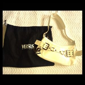 Versace white purse