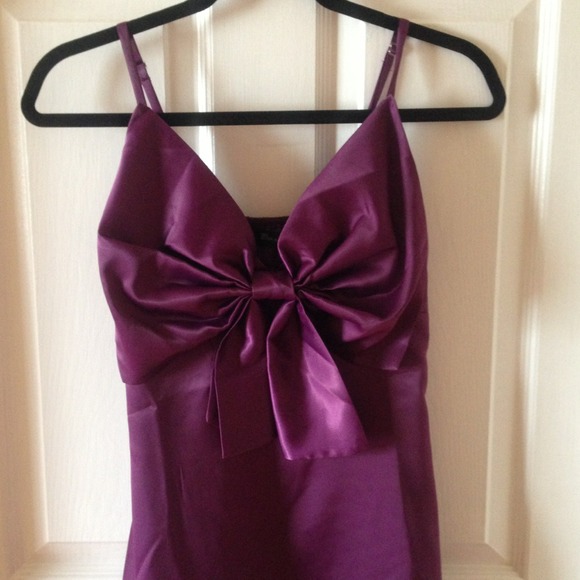 Purple party dress