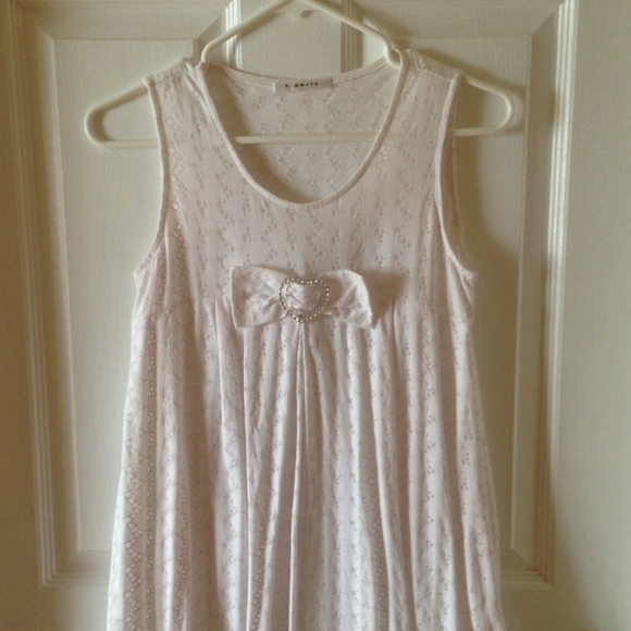 White cute dress
