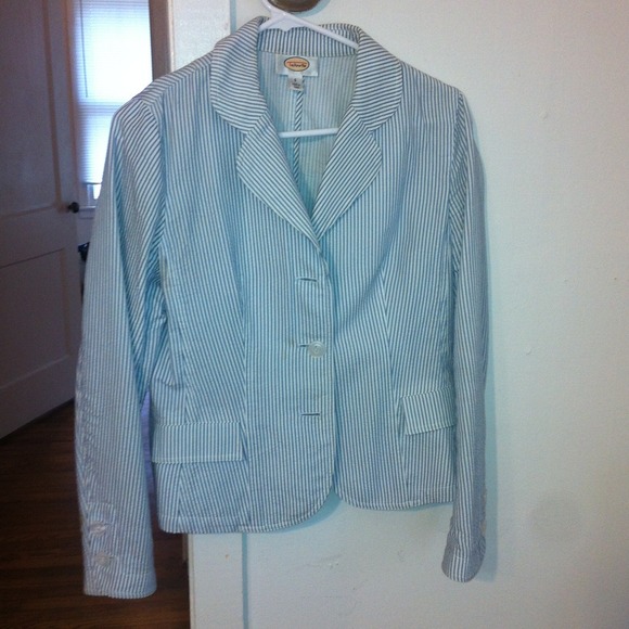 Talbots seer sucker jacket - Picture 1 of 2