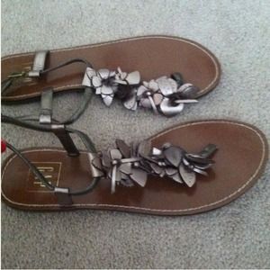 Copper flowered Gap sandals