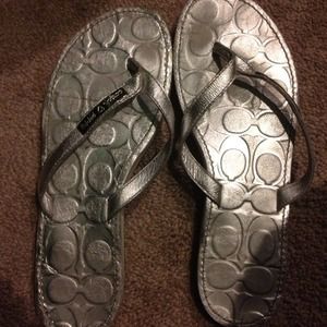Used coach sandals size 8 1/2