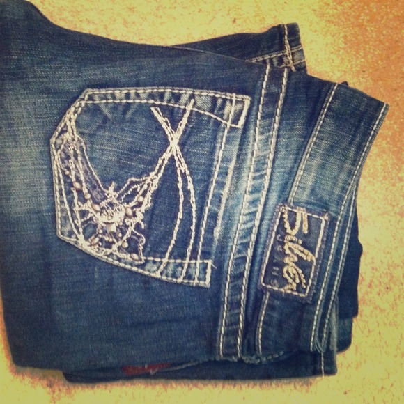 Silver jeans&AE purse