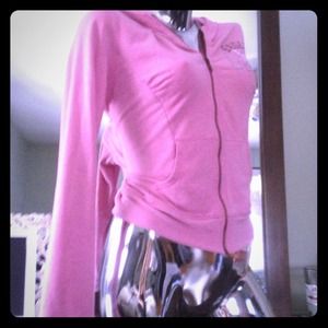 Pink SUPER STRETCH hoodie.