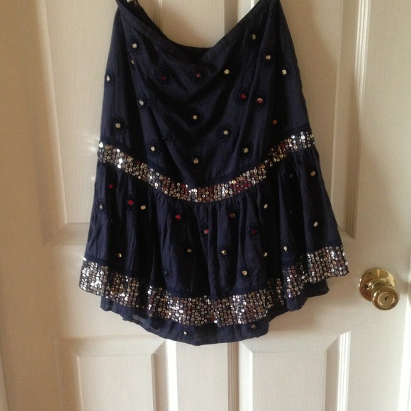Blue sparky skirt !