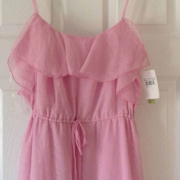 Flash sale! Beautiful pink ruffled sundress - Picture 2 of 3