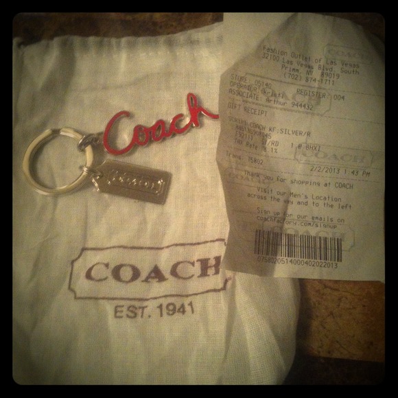 Coach Keychain