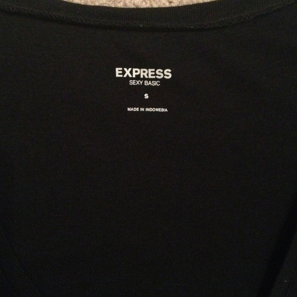 🚫🚫SOLD🚫🚫Black studded top by Express - Picture 3 of 3