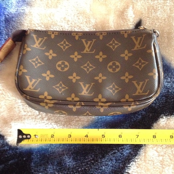 Loius Vuitton LV inspired cosmetic bag