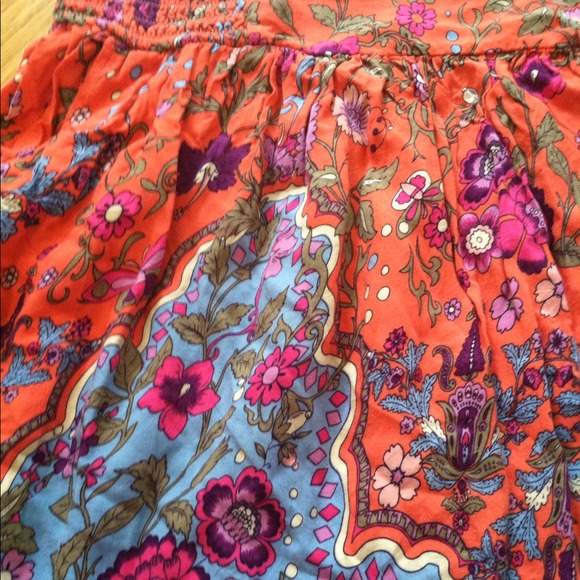 Floral Multi Mini Skirt! - Picture 2 of 2