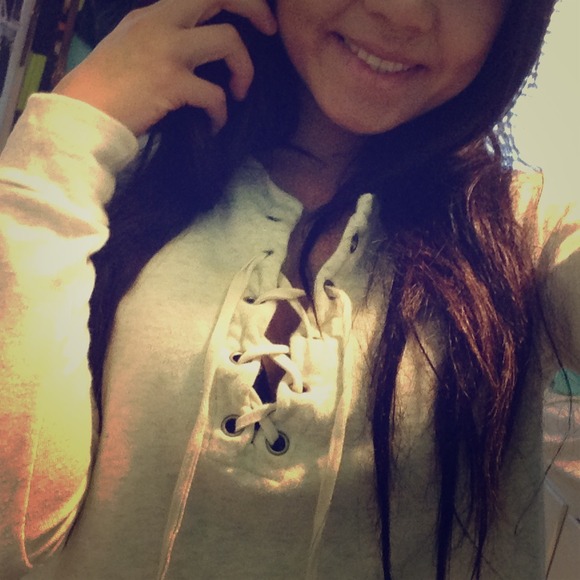 Laced up long sleeve