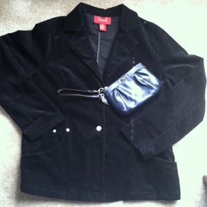 Bundle Black Jacket & Coach Wrist purse