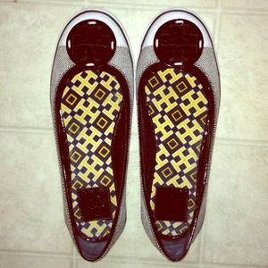 Authentic Tory Burch Flat Slip On Tennis Shoe