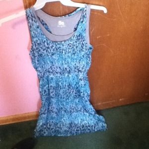 Teal Speckled Dress