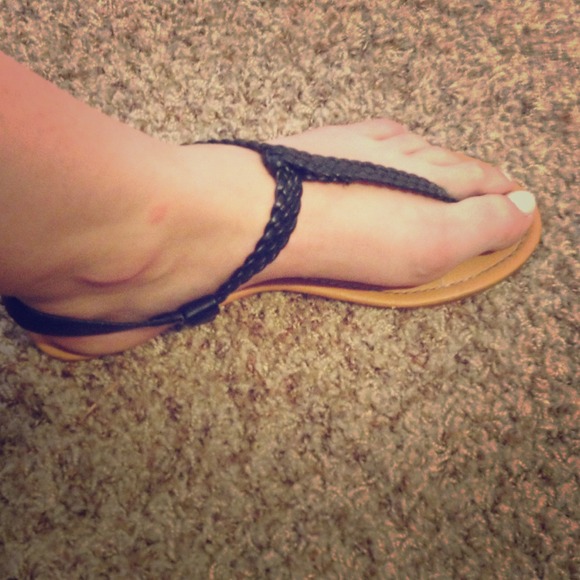 Black sandals