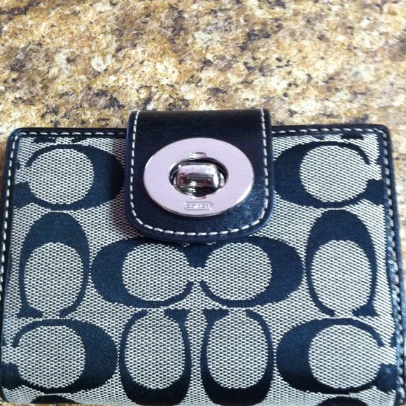 Authentic coach wallet