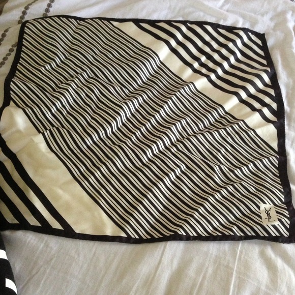 Authentic YSL silk scarf