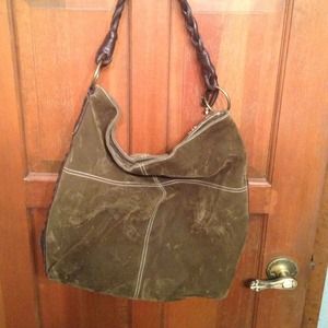 Forrest green large purse