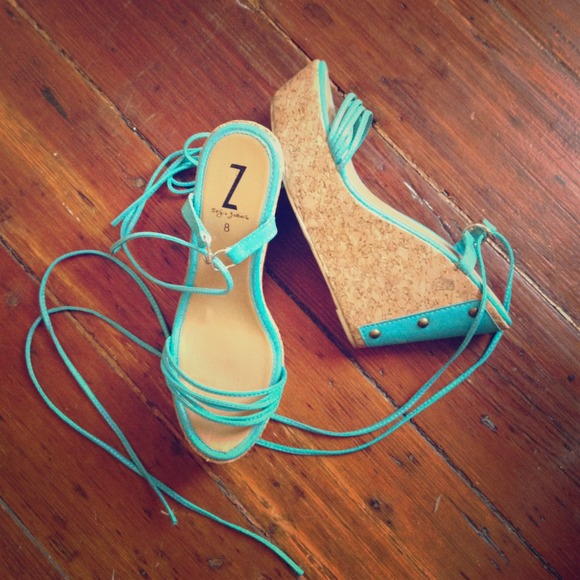 Cork platform wedges