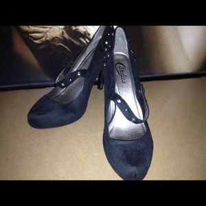 🎀Candies black heels