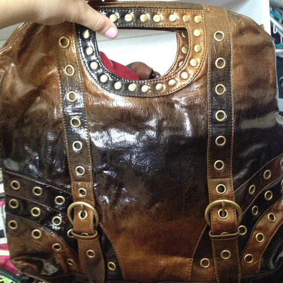 Patent leather purse/clutch