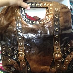 Patent leather purse/clutch