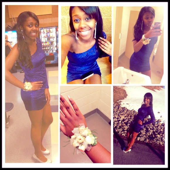 Short Navy Party/Prom Dress